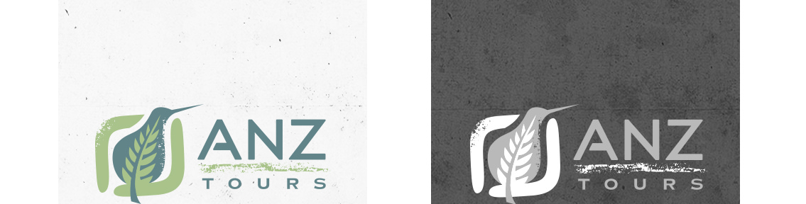 ANZ logo and text reading “ANZ Tours” in black and white, and muted greens.